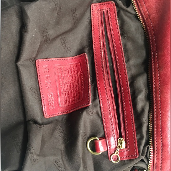 Coach Vintage Legacy Leather Hobo Shoulder Handbag 9883 Medium Small - Picture 12 of 16